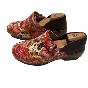 Rocky 4fuv- Sole 3inch‎ Clogs Renaissance Rose Women’s Clogs Sz 10